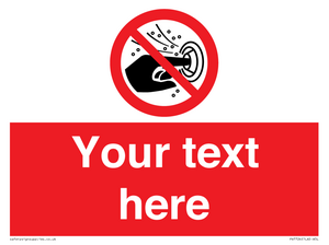 PV7724: Custom prohibition do not put finger into the nozzle of a hydromassage