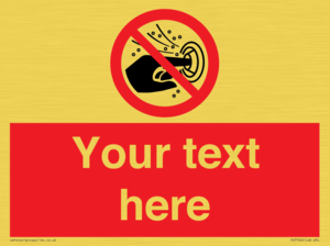 PV7724: Custom prohibition do not put finger into the nozzle of a hydromassage