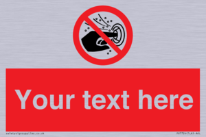 PV7724: Custom prohibition do not put finger into the nozzle of a hydromassage