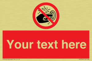 PV7724: Custom prohibition do not put finger into the nozzle of a hydromassage