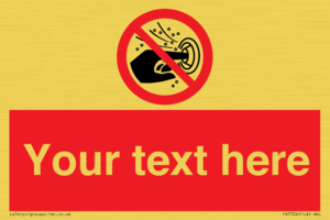 PV7724: Custom prohibition do not put finger into the nozzle of a hydromassage