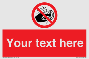 PV7724: Custom prohibition do not put finger into the nozzle of a hydromassage