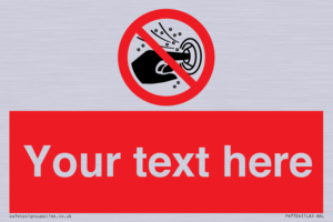 PV7724: Custom prohibition do not put finger into the nozzle of a hydromassage