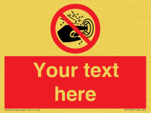 PV7724: Custom prohibition do not put finger into the nozzle of a hydromassage