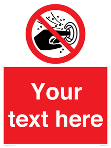 PV7724: Custom prohibition do not put finger into the nozzle of a hydromassage