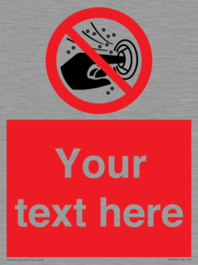 PV7724: Custom prohibition do not put finger into the nozzle of a hydromassage