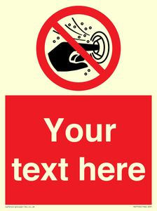 PV7724: Custom prohibition do not put finger into the nozzle of a hydromassage