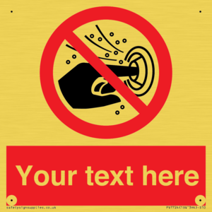 PV7724: Custom prohibition do not put finger into the nozzle of a hydromassage