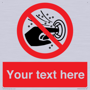 PV7724: Custom prohibition do not put finger into the nozzle of a hydromassage