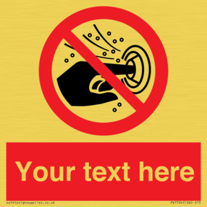 PV7724: Custom prohibition do not put finger into the nozzle of a hydromassage