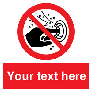 PV7724: Custom prohibition do not put finger into the nozzle of a hydromassage