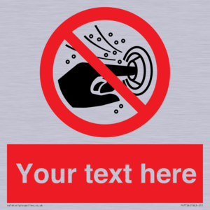 PV7724: Custom prohibition do not put finger into the nozzle of a hydromassage