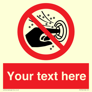 PV7724: Custom prohibition do not put finger into the nozzle of a hydromassage