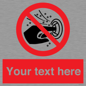 PV7724: Custom prohibition do not put finger into the nozzle of a hydromassage