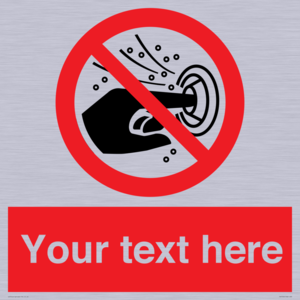 PV7724: Custom prohibition do not put finger into the nozzle of a hydromassage