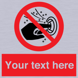 PV7724: Custom prohibition do not put finger into the nozzle of a hydromassage