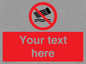 PV7730: Custom prohibition no inflatables on the water