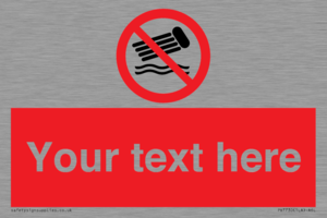 PV7730: Custom prohibition no inflatables on the water