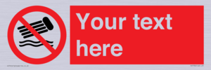 PV7730: Custom prohibition no inflatables on the water