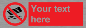 PV7730: Custom prohibition no inflatables on the water