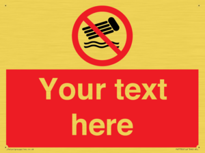 PV7730: Custom prohibition no inflatables on the water