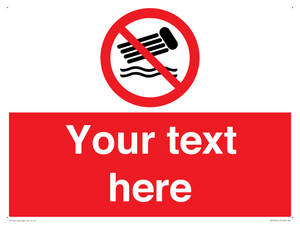 PV7730: Custom prohibition no inflatables on the water