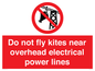 PV7731: Do not fly kites near overhead electrical power lines