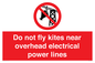 PV7731: Do not fly kites near overhead electrical power lines