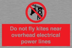 PV7731: Do not fly kites near overhead electrical power lines