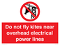 PV7731: Do not fly kites near overhead electrical power lines