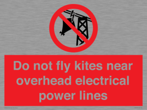PV7731: Do not fly kites near overhead electrical power lines