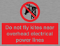 PV7731: Do not fly kites near overhead electrical power lines