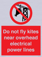 PV7731: Do not fly kites near overhead electrical power lines