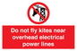 PV7731: Do not fly kites near overhead electrical power lines