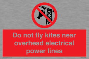PV7731: Do not fly kites near overhead electrical power lines