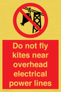 PV7731: Do not fly kites near overhead electrical power lines