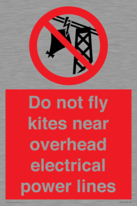 PV7731: Do not fly kites near overhead electrical power lines