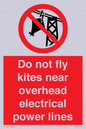 PV7731: Do not fly kites near overhead electrical power lines