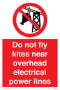 PV7731: Do not fly kites near overhead electrical power lines
