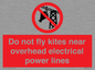 PV7731: Do not fly kites near overhead electrical power lines