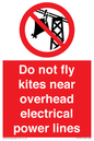 PV7731: Do not fly kites near overhead electrical power lines