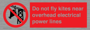 PV7731: Do not fly kites near overhead electrical power lines