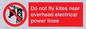 PV7731: Do not fly kites near overhead electrical power lines