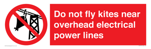 PV7731: Do not fly kites near overhead electrical power lines