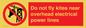PV7731: Do not fly kites near overhead electrical power lines