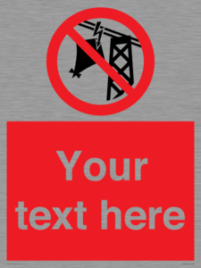 PV7734: Custom prohibition do not fly kites near overhead electrical power lines