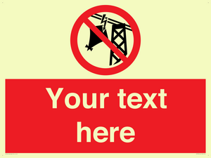 PV7734: Custom prohibition do not fly kites near overhead electrical power lines