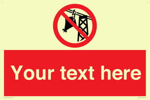 PV7734: Custom prohibition do not fly kites near overhead electrical power lines