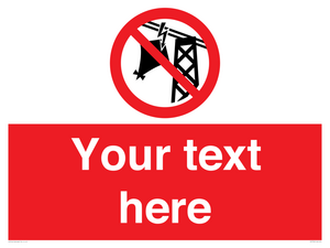 PV7734: Custom prohibition do not fly kites near overhead electrical power lines