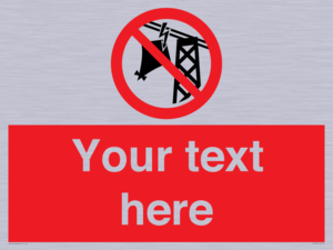 PV7734: Custom prohibition do not fly kites near overhead electrical power lines
